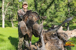 Dominic with a hard earned Northern California Wild Turkey